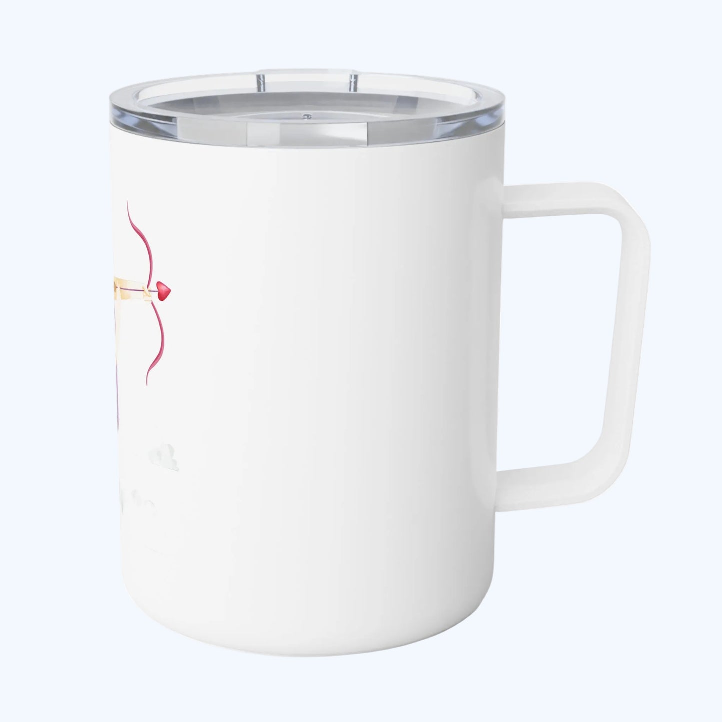 Archer Cupid 10oz Insulated Coffee Mug — Cute Valentine’s Travel Tumbler
