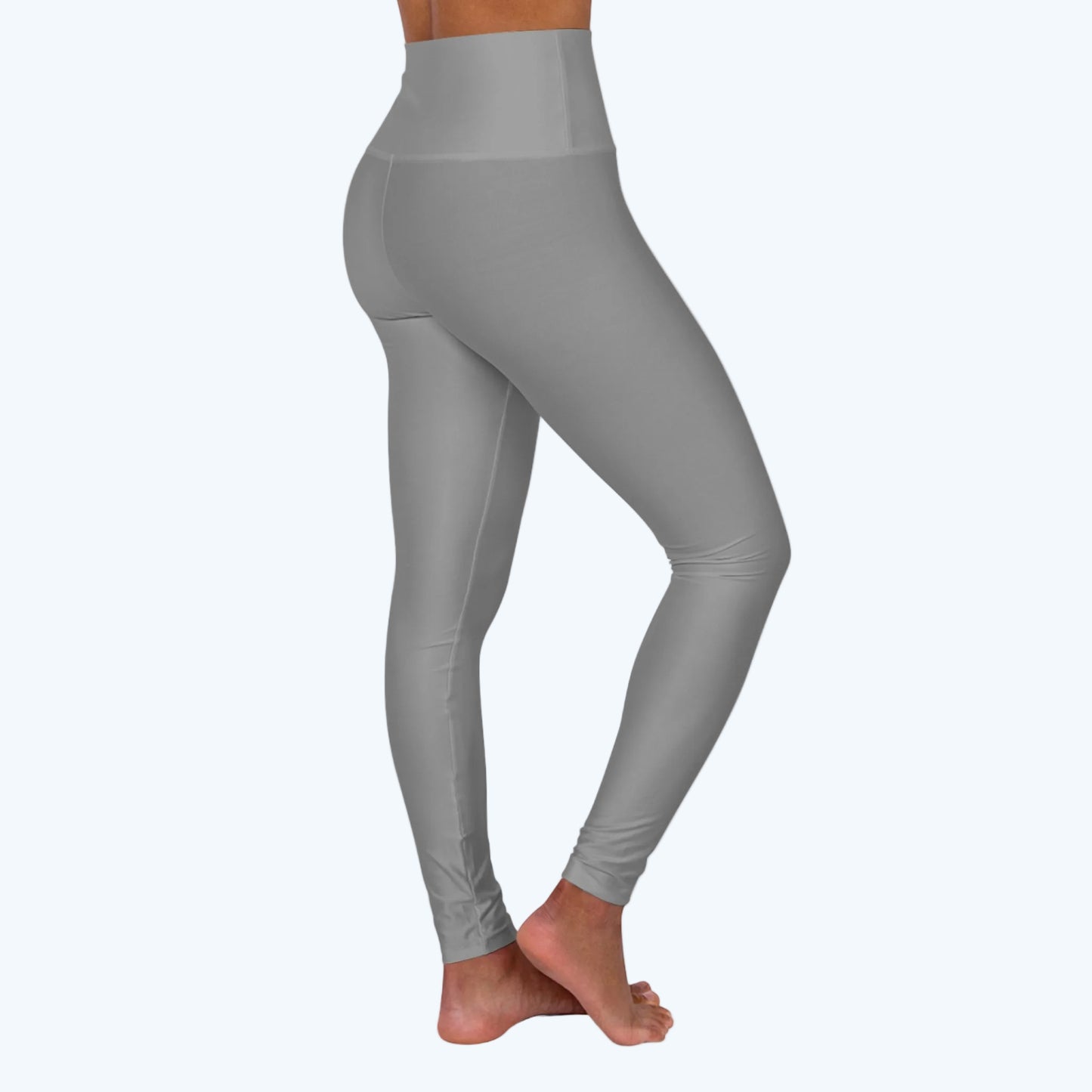 High-Waist Yoga Leggings — Seamless All-Over Print Activewear