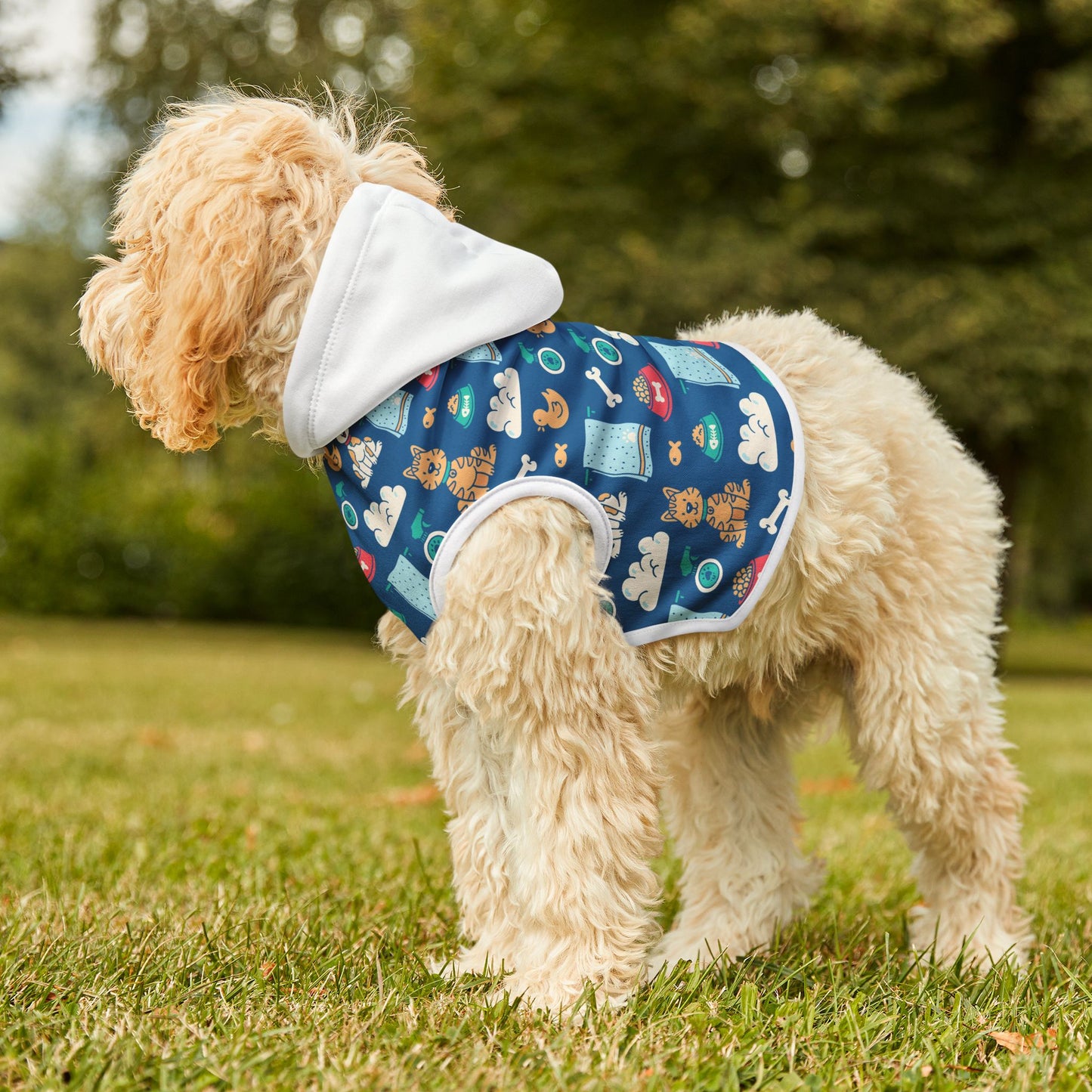 Adorable Cat-Themed Pet Hoodie for Cozy Comfort
