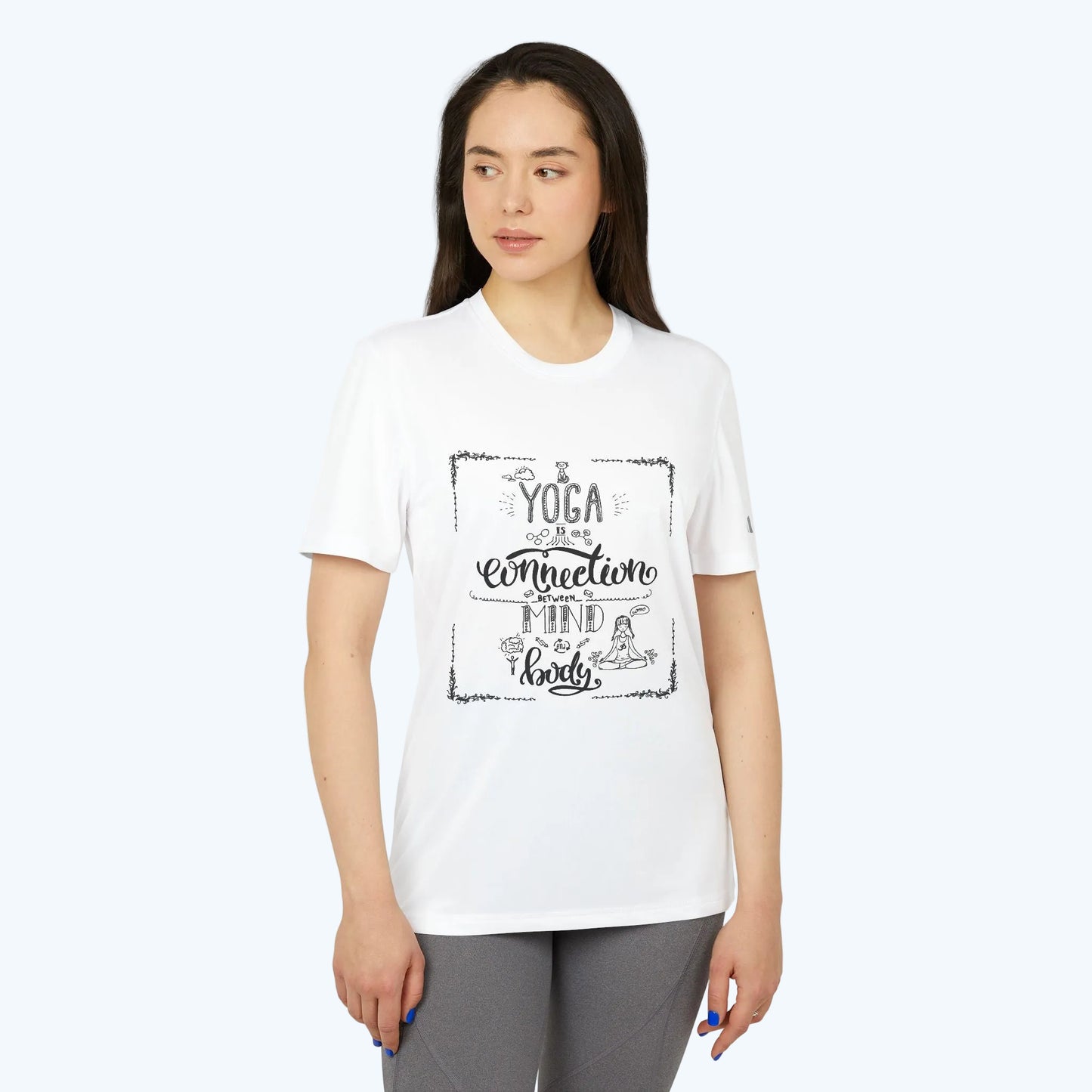 Yoga Connection T-Shirt — "Mind & Body" Graphic Tee