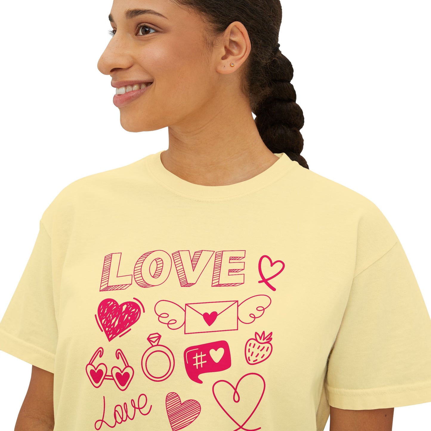 Love Doodles Boxy Tee