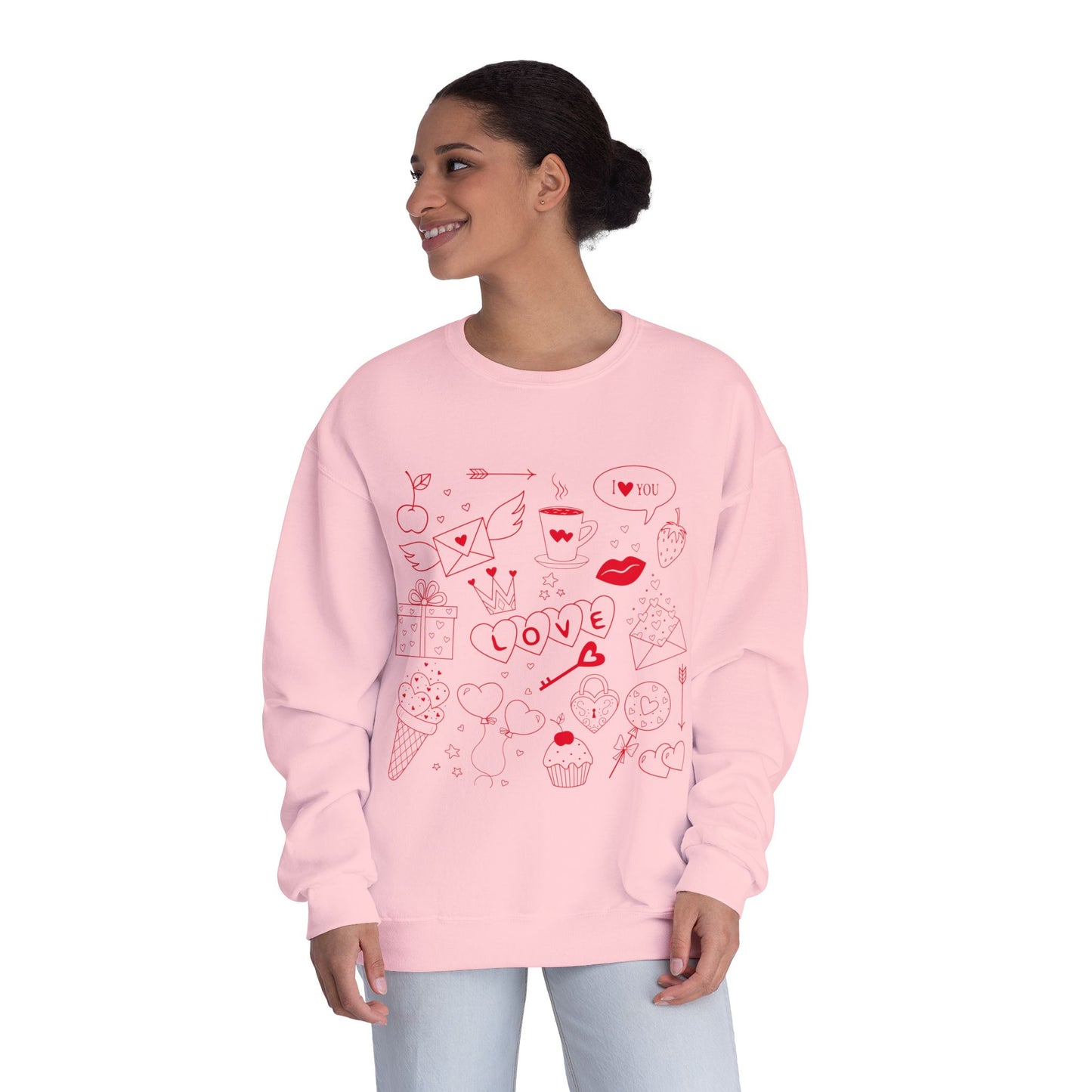 Love Doodle Crewneck Sweatshirt