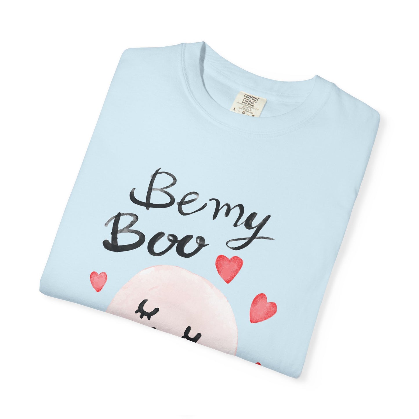 Be My Boo T-Shirt — Cute Valentine Ghost Shirt with Hearts
