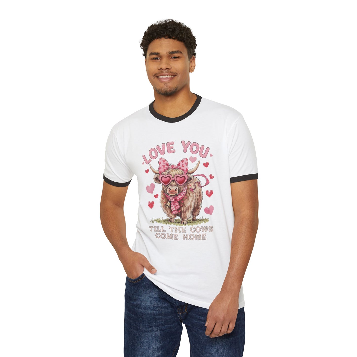 Love You 'Til the Cows Come Home Ringer T-Shirt