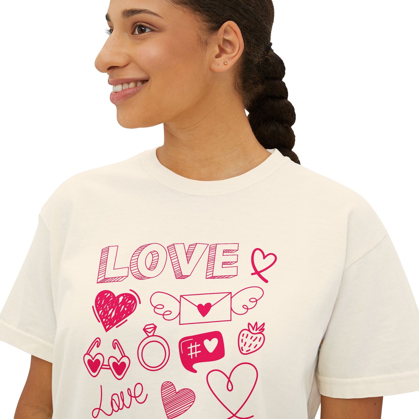 Love Doodles Boxy Tee