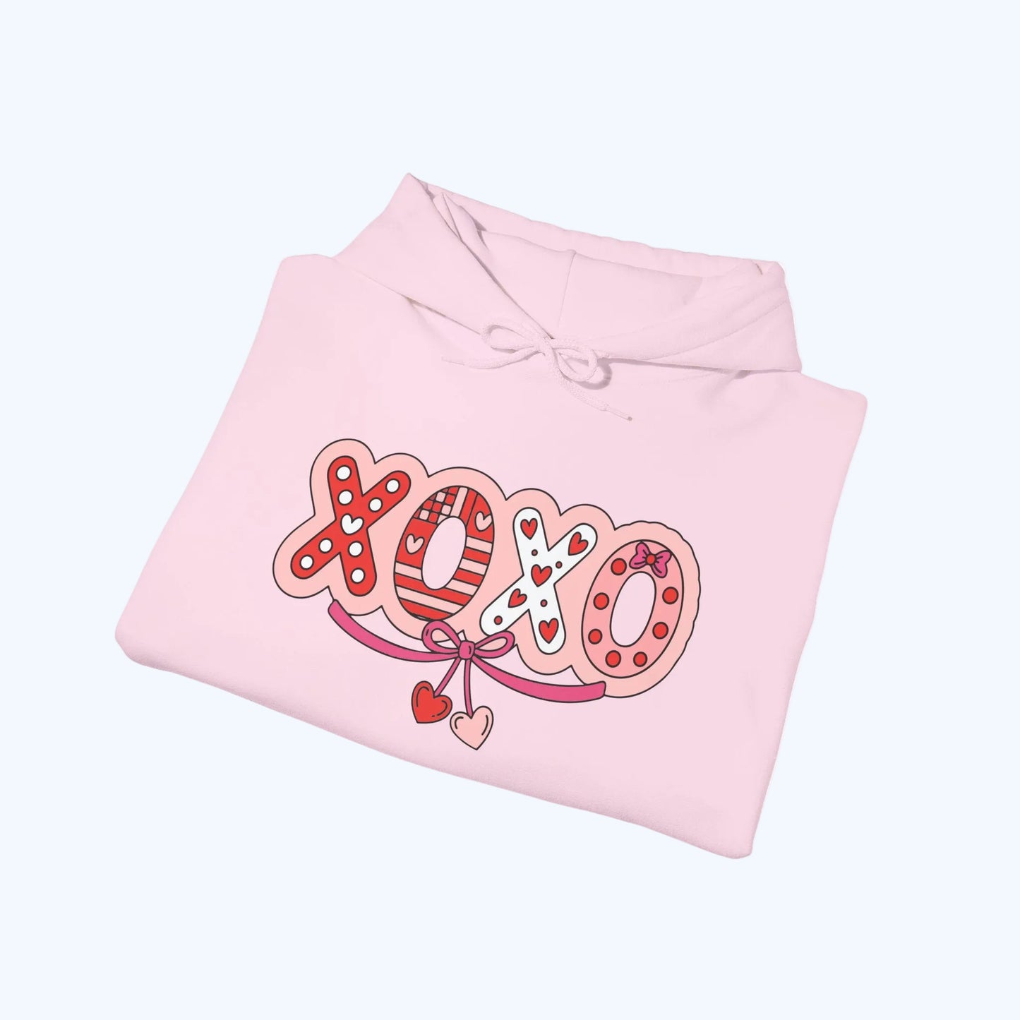 XOXO Heart Hoodie – Cute Valentine’s Day Pullover