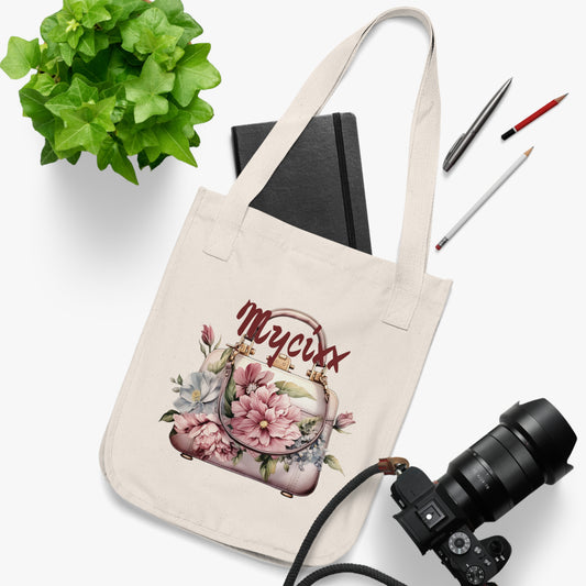 Floral Personalized Tote Bag for Everyday Use