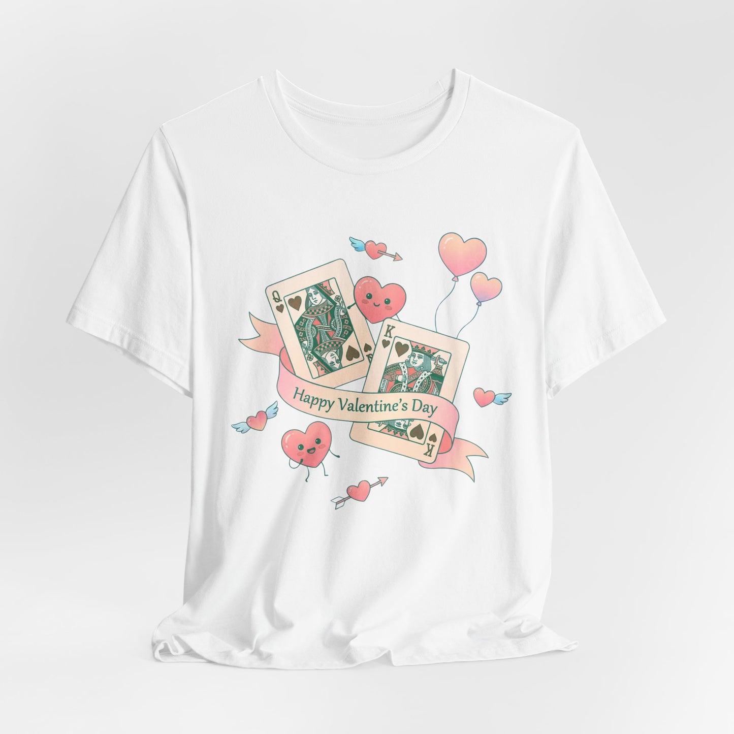 Valentine's Day Vintage Photo Hearts Tee