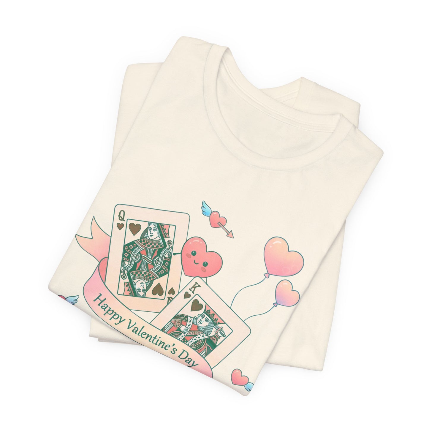 Valentine's Day Vintage Photo Hearts Tee