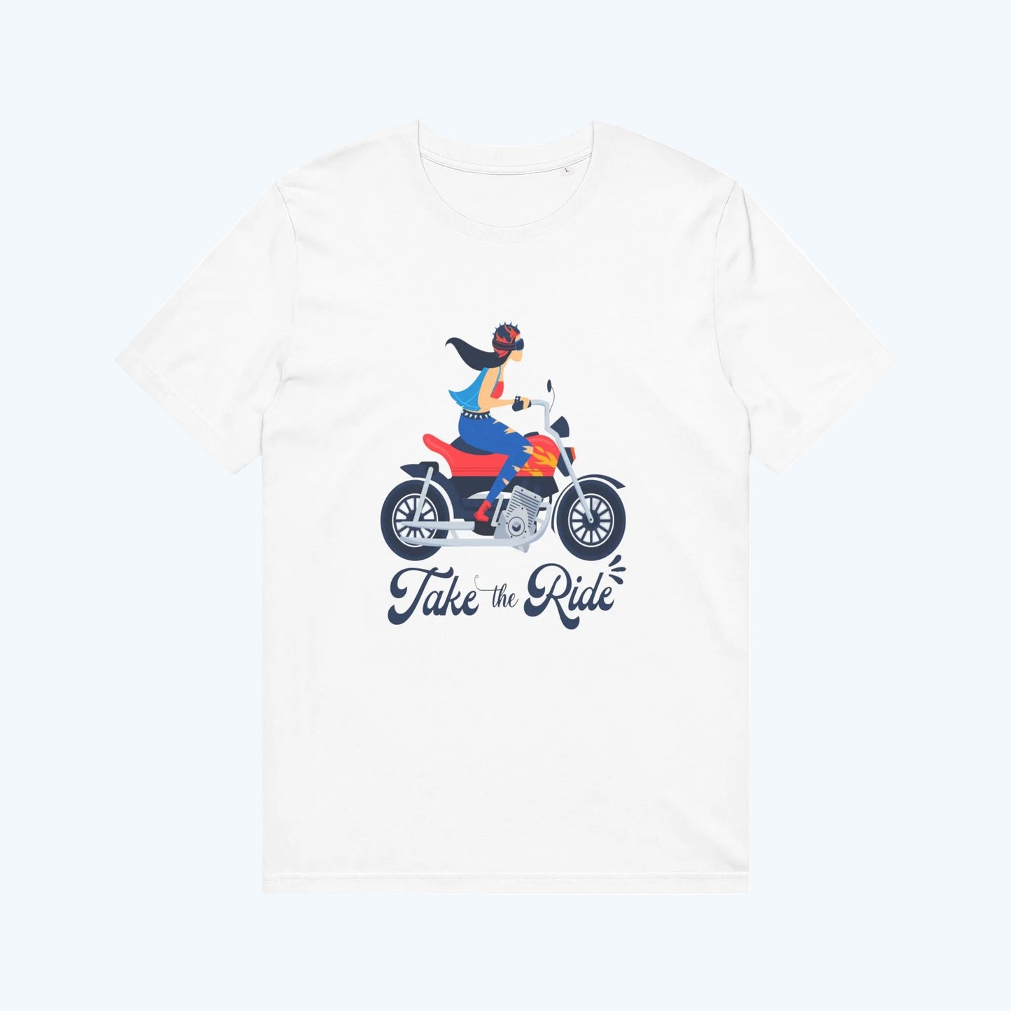 Take the Ride Motorcycle T-Shirt — Vintage Rider Graphic Tee