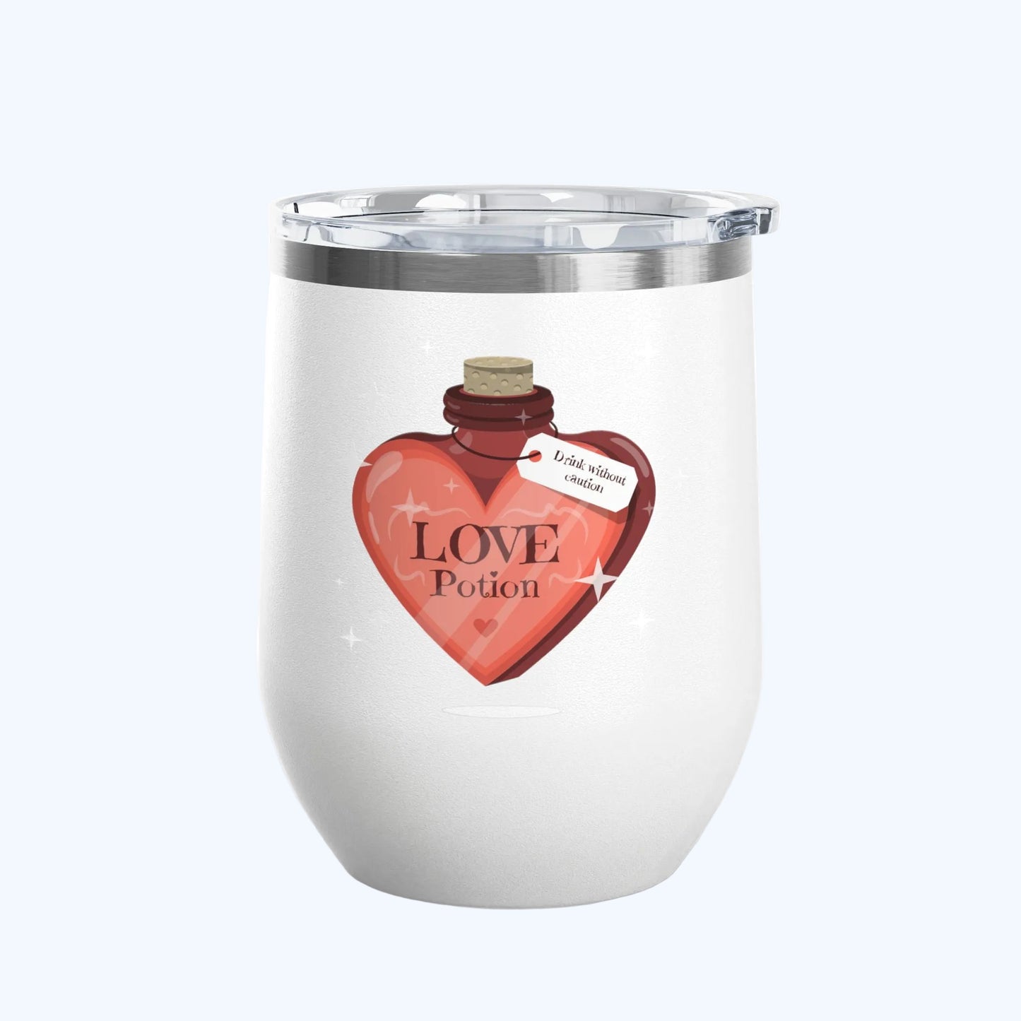 Love Potion Wine Tumbler — 12oz Insulated Valentine's Wine Cup
