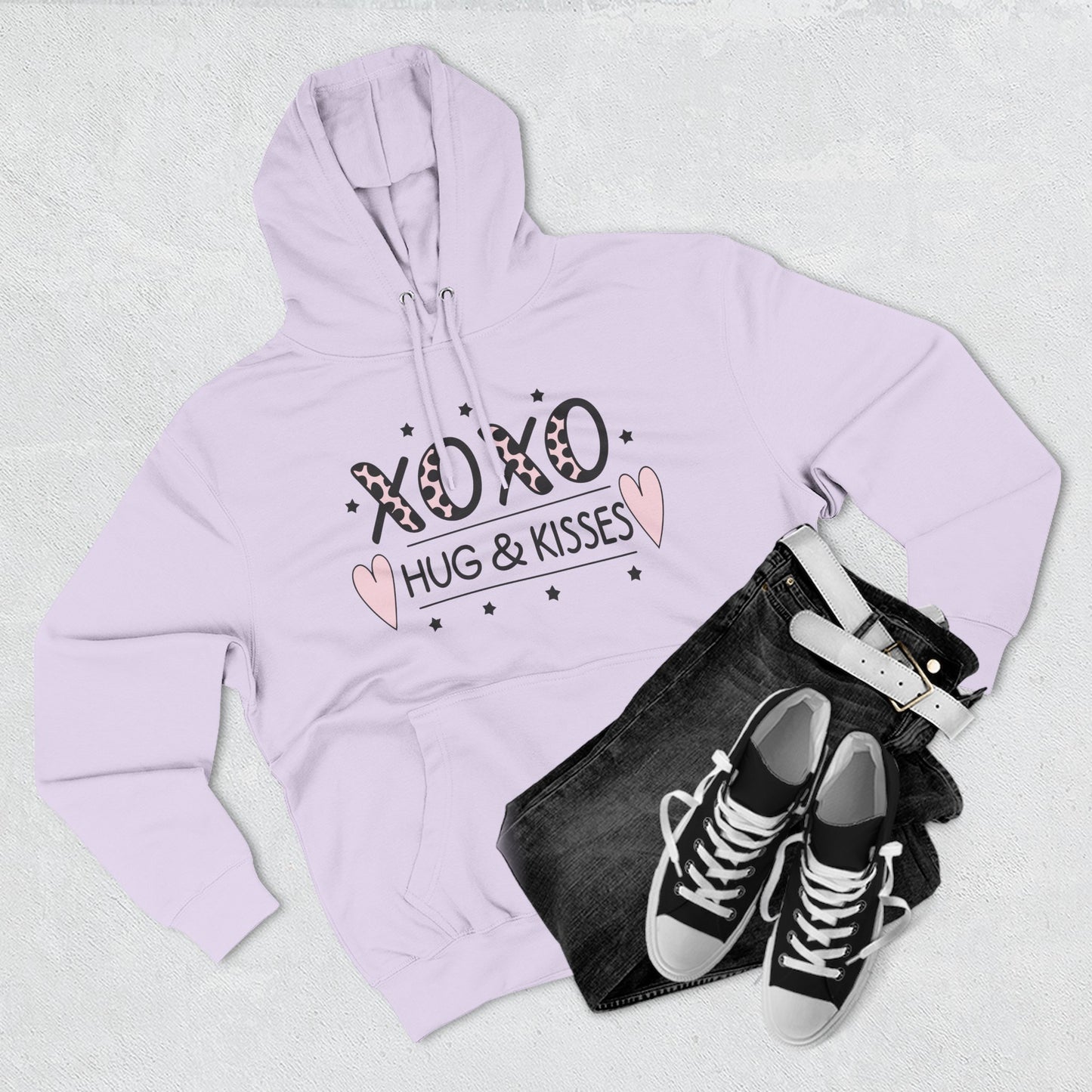 Hoodie - XOXO Hug & Kisses Valentine’s Day Pullover