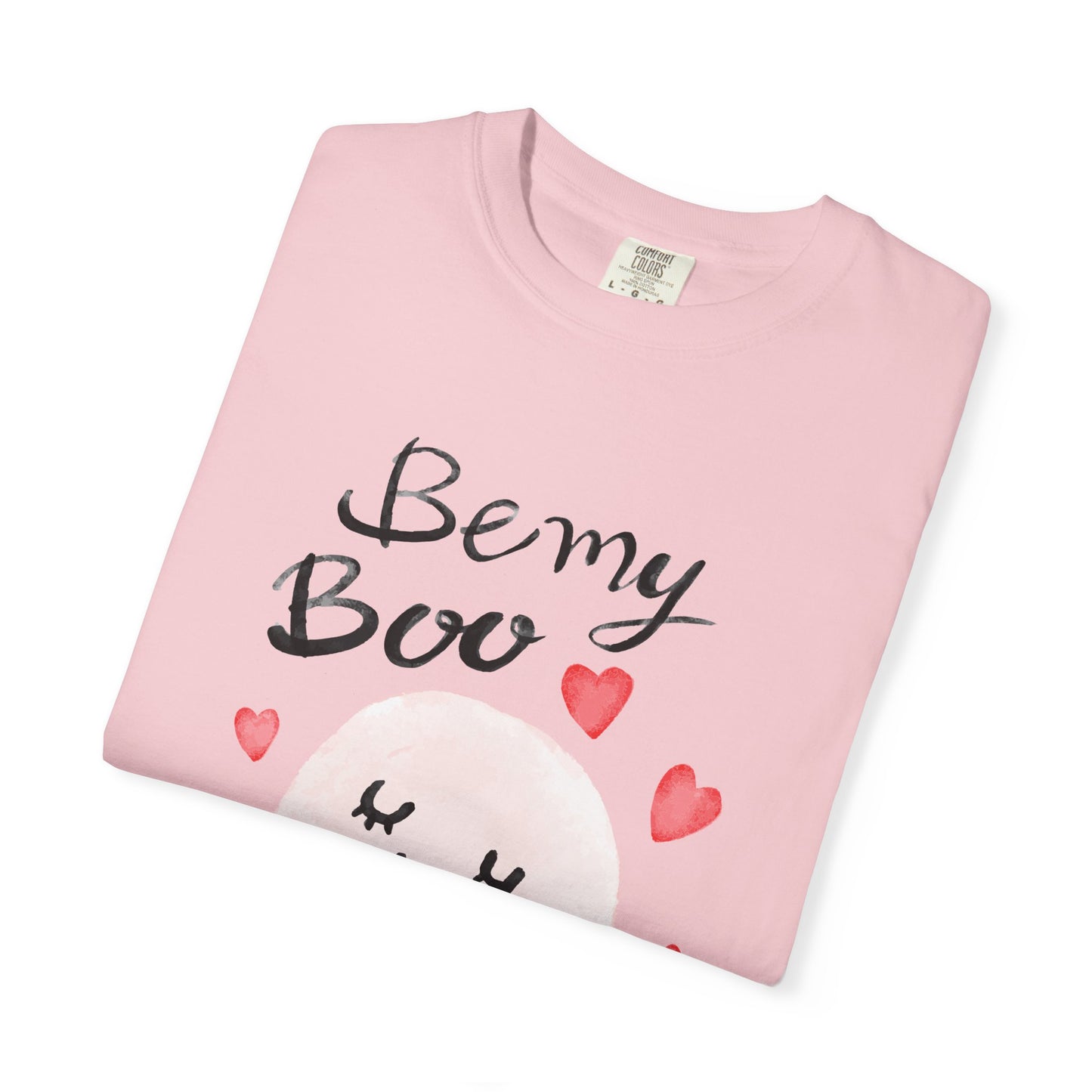 Be My Boo T-Shirt — Cute Valentine Ghost Shirt with Hearts