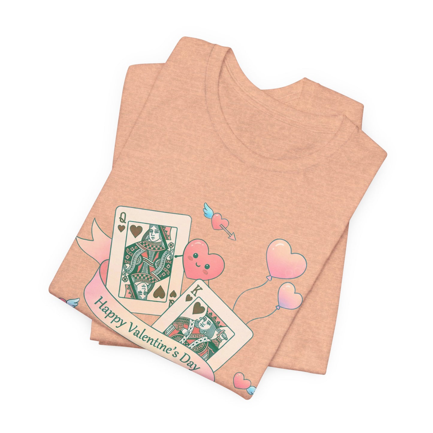 Valentine's Day Vintage Photo Hearts Tee