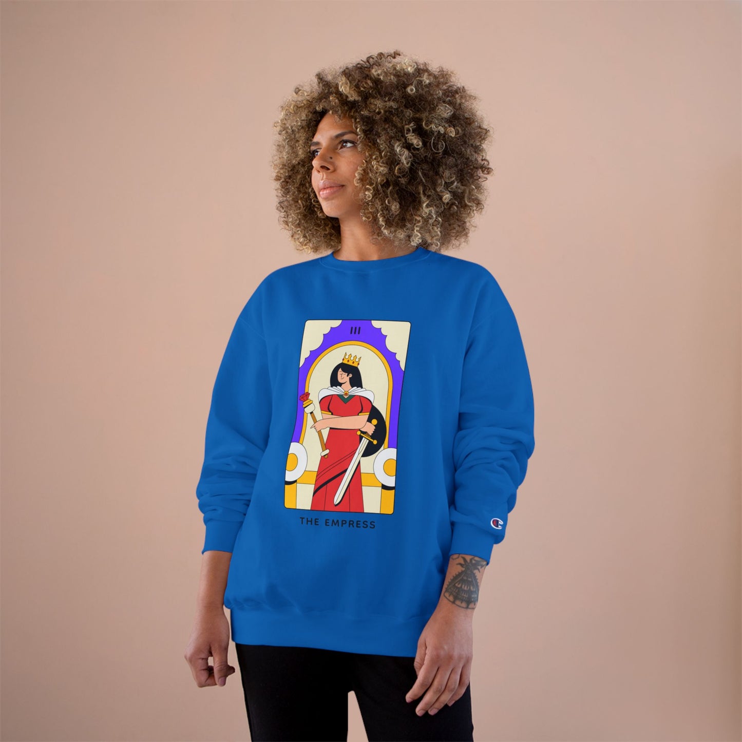 Empress Tarot Sweatshirt — The Empress Card Graphic Crewneck