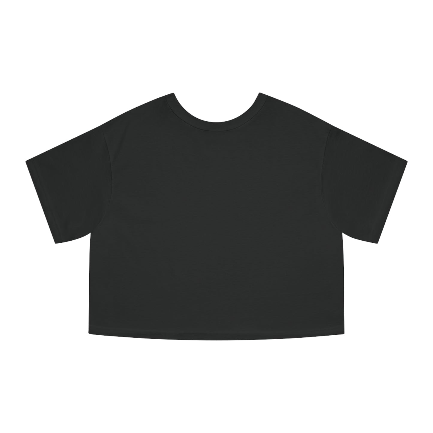 Romantic Scooter Couple Cropped T-Shirt — "Love is Us" Graphic