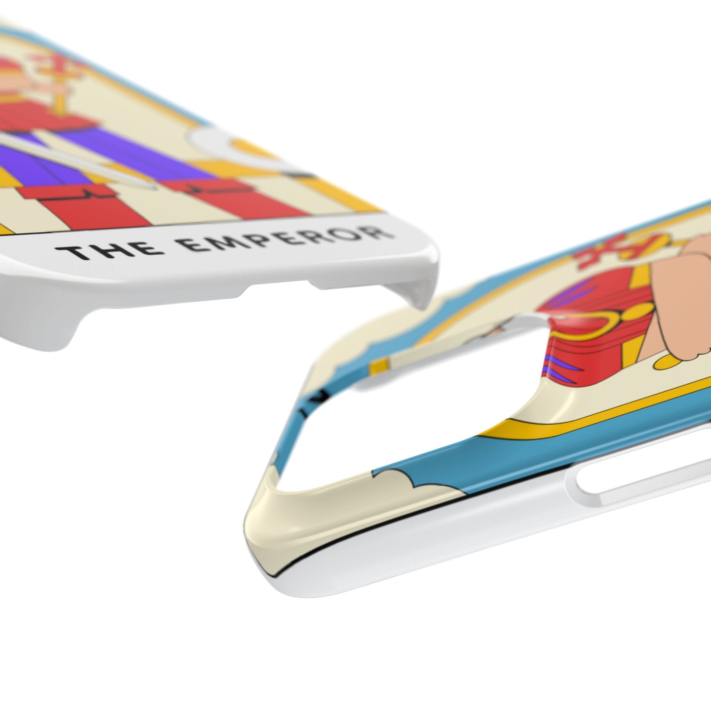 The Emperor Tarot Slim Case — Illustrated Tarot Phone Case