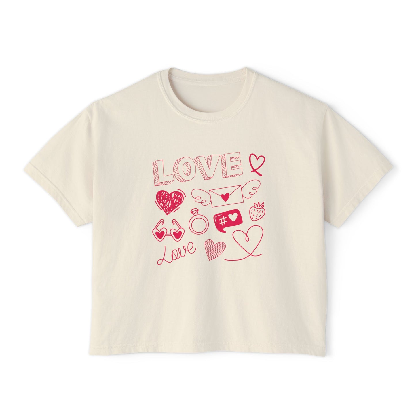Love Doodles Boxy Tee