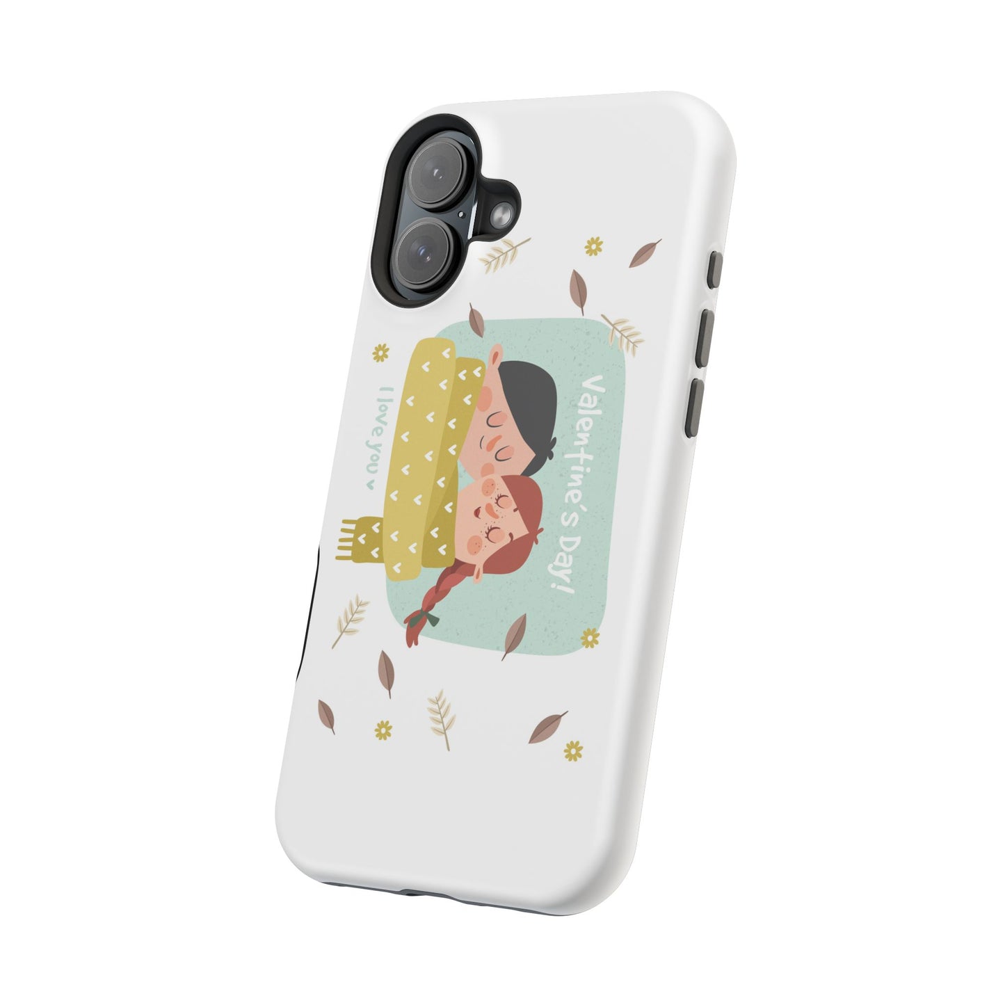 Valentine's Day Cute Couple Phone Case — Magnetic Impact-Resistant