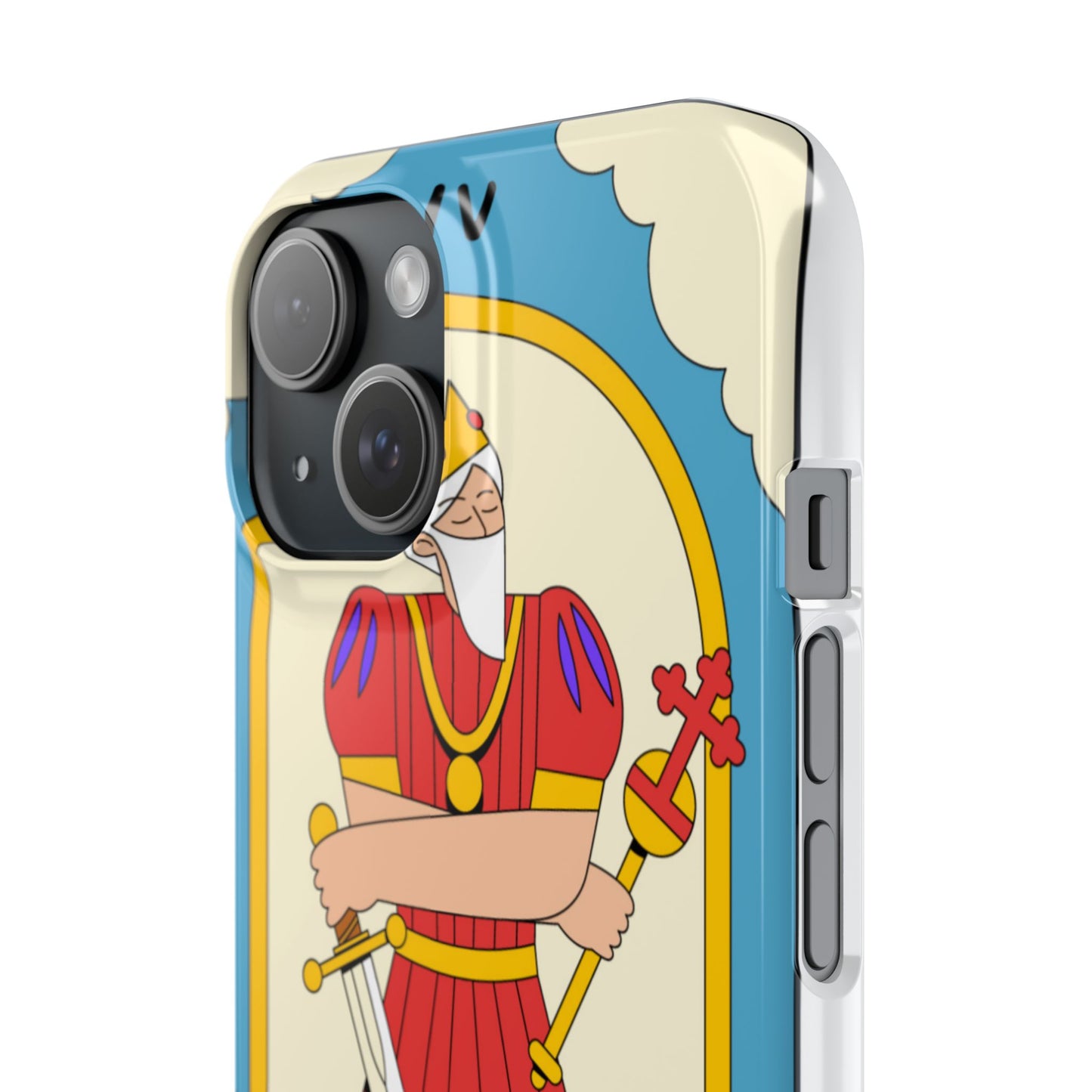 The Emperor Tarot Slim Case — Illustrated Tarot Phone Case