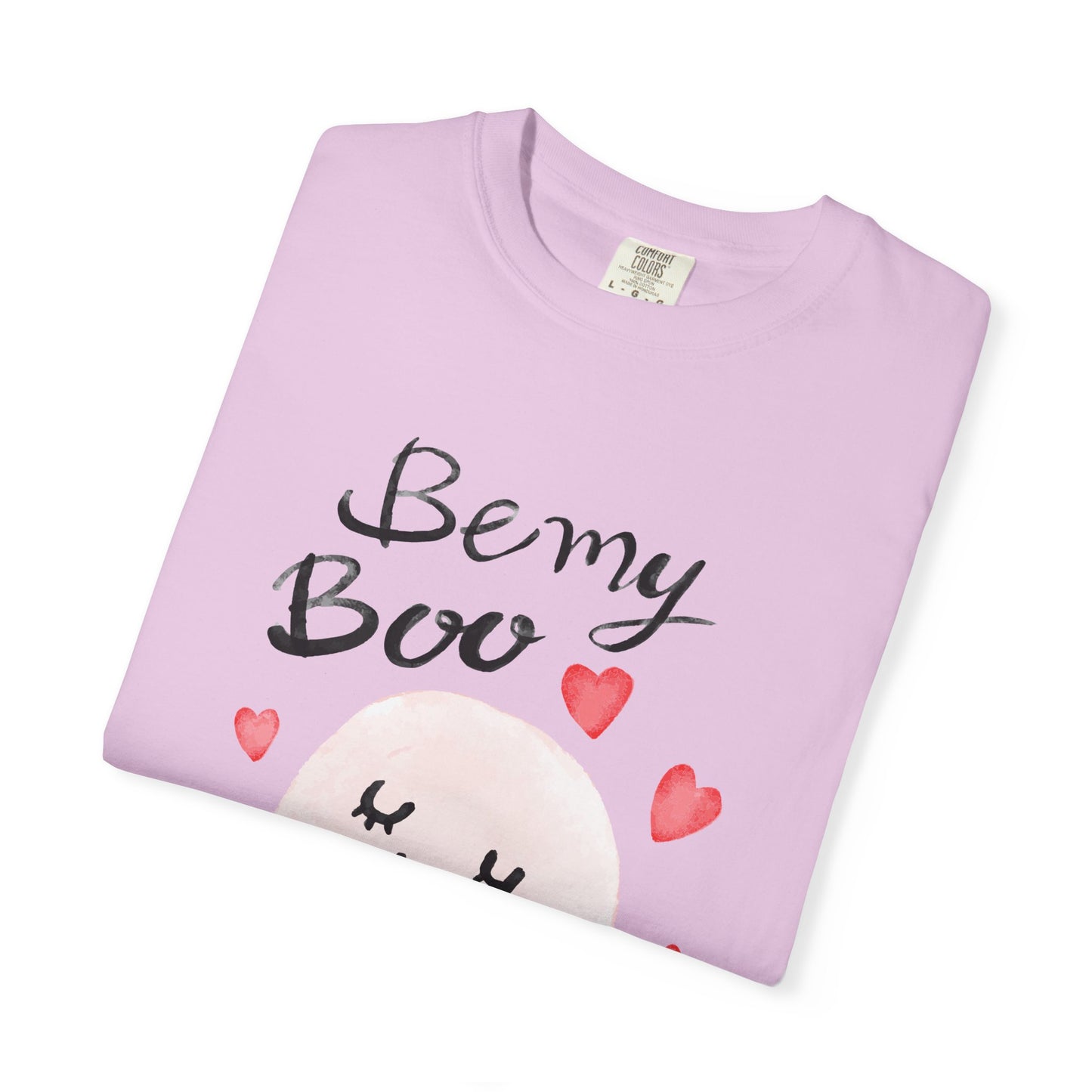 Be My Boo T-Shirt — Cute Valentine Ghost Shirt with Hearts