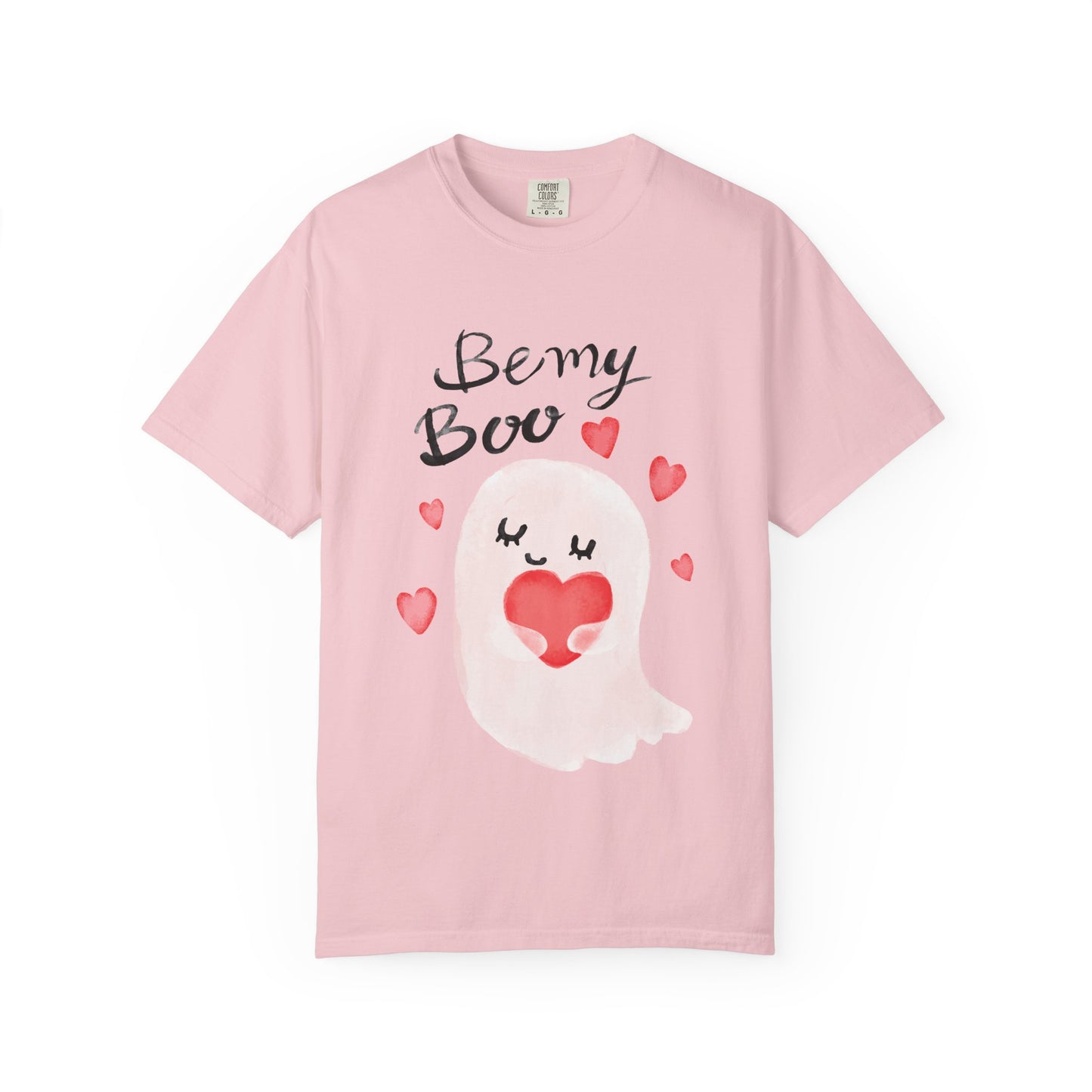 Be My Boo T-Shirt — Cute Valentine Ghost Shirt with Hearts