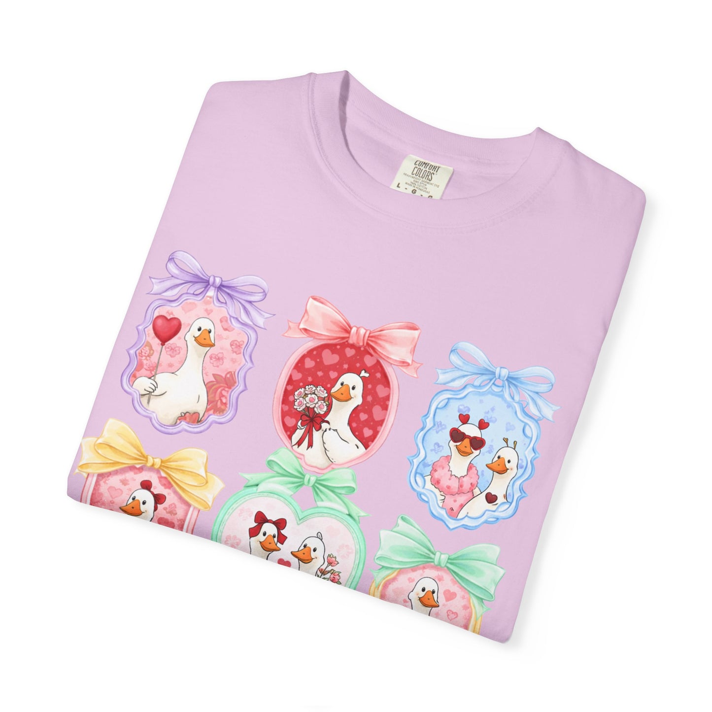 Cute Vintage Frame Dogs T-Shirt — Whimsical Pastel Puppy Art Tee