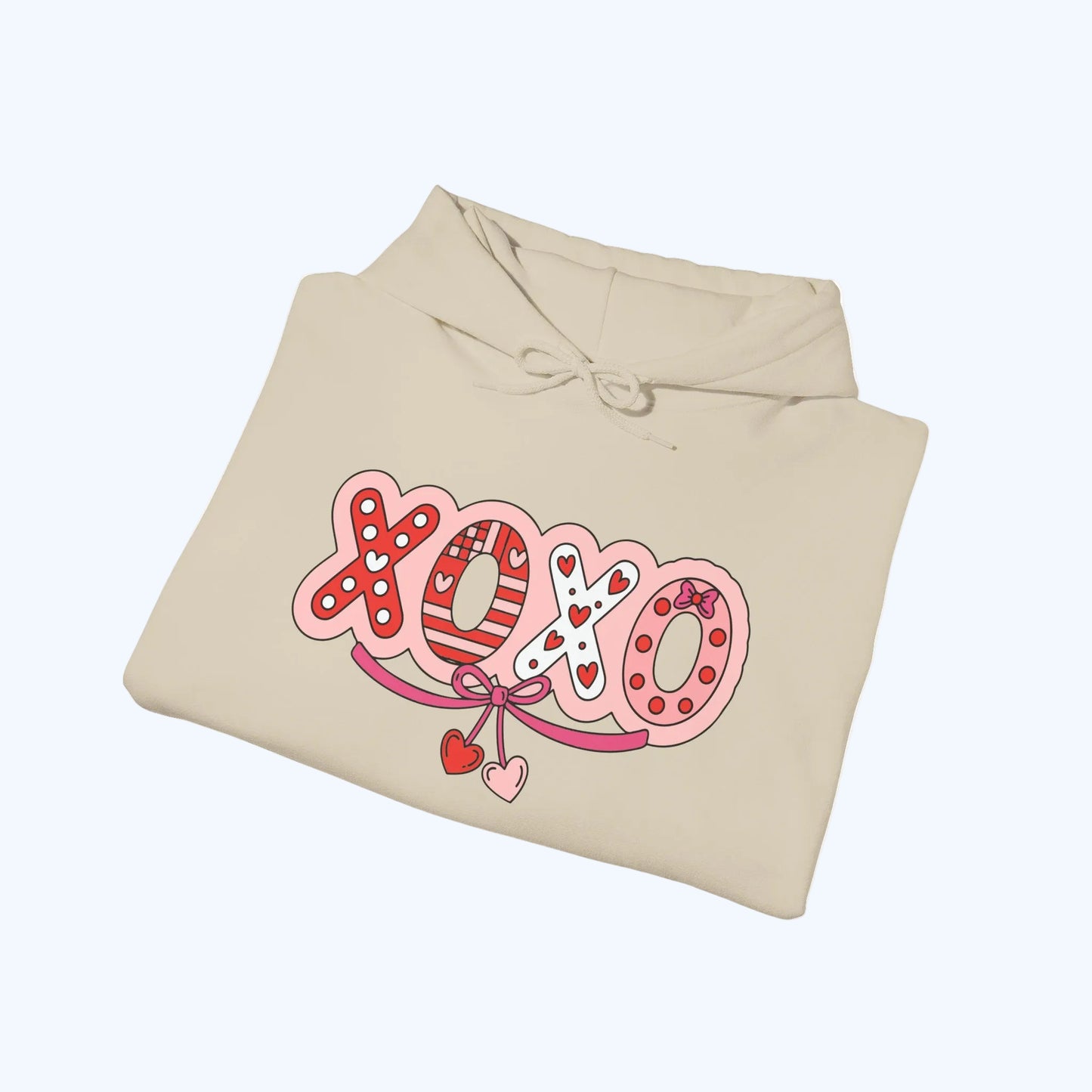 XOXO Heart Hoodie – Cute Valentine’s Day Pullover
