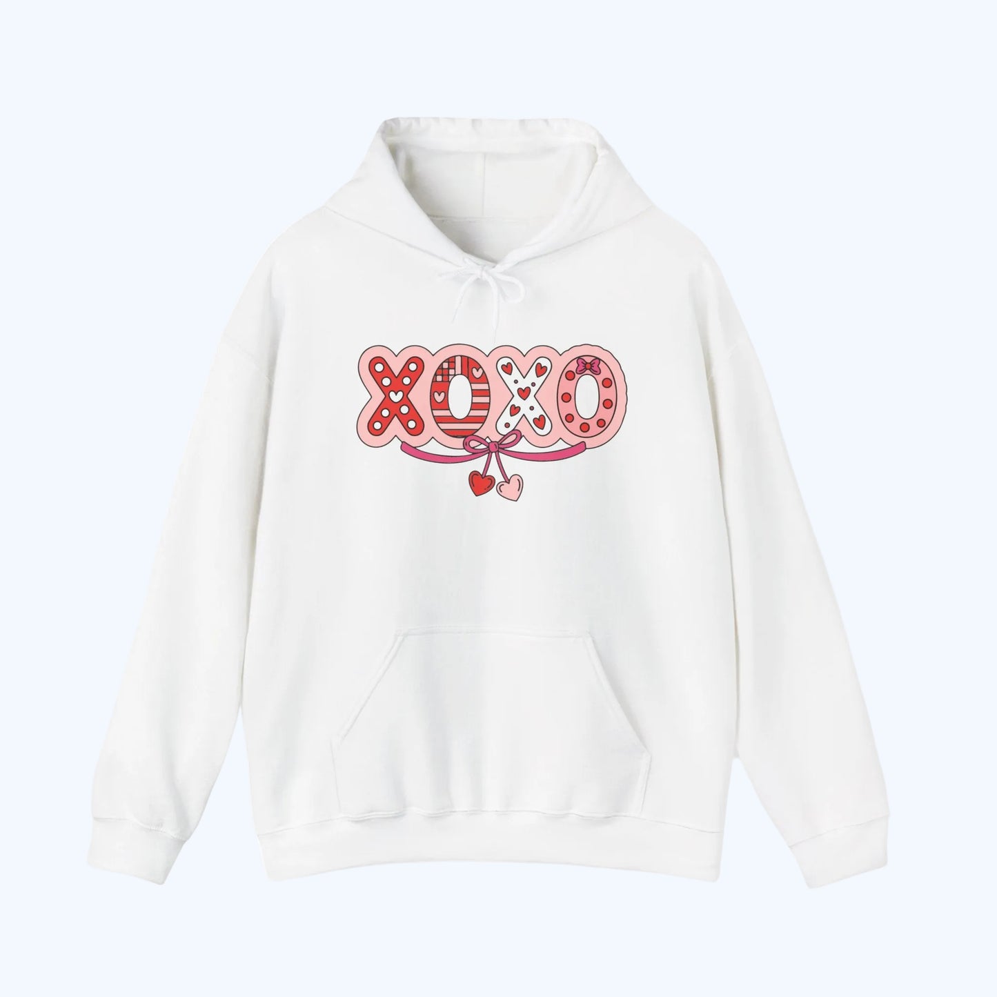 XOXO Heart Hoodie – Cute Valentine’s Day Pullover