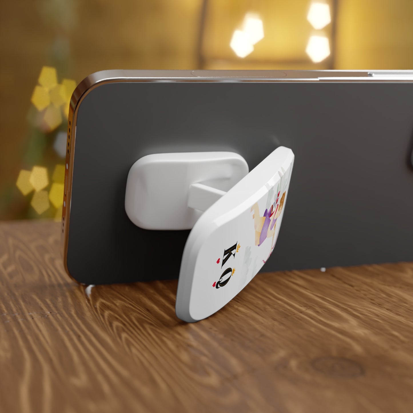 Cupid Archer Phone Grip — Cute Valentine Click-On Stand & Secure Grip