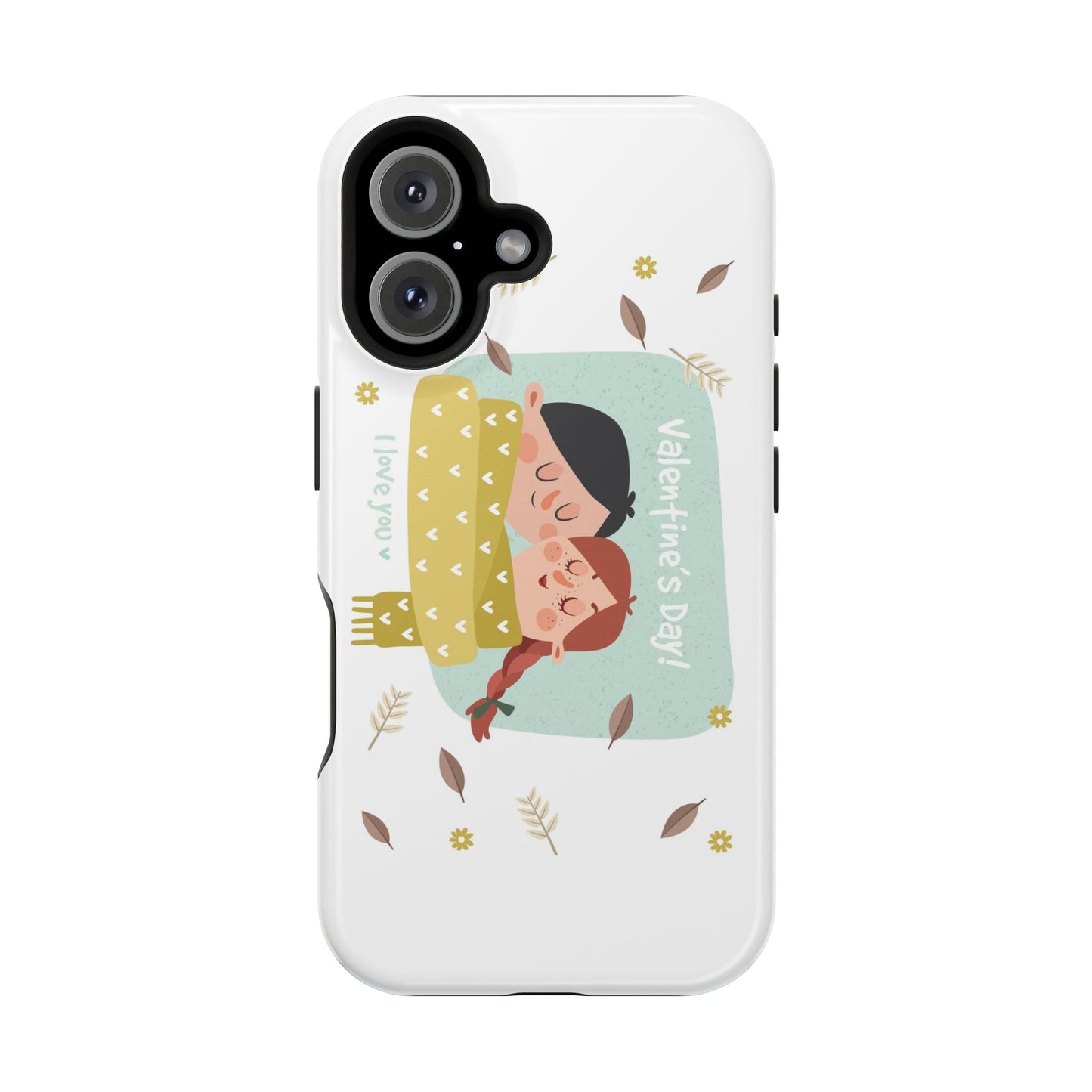 Valentine's Day Cute Couple Phone Case — Magnetic Impact-Resistant
