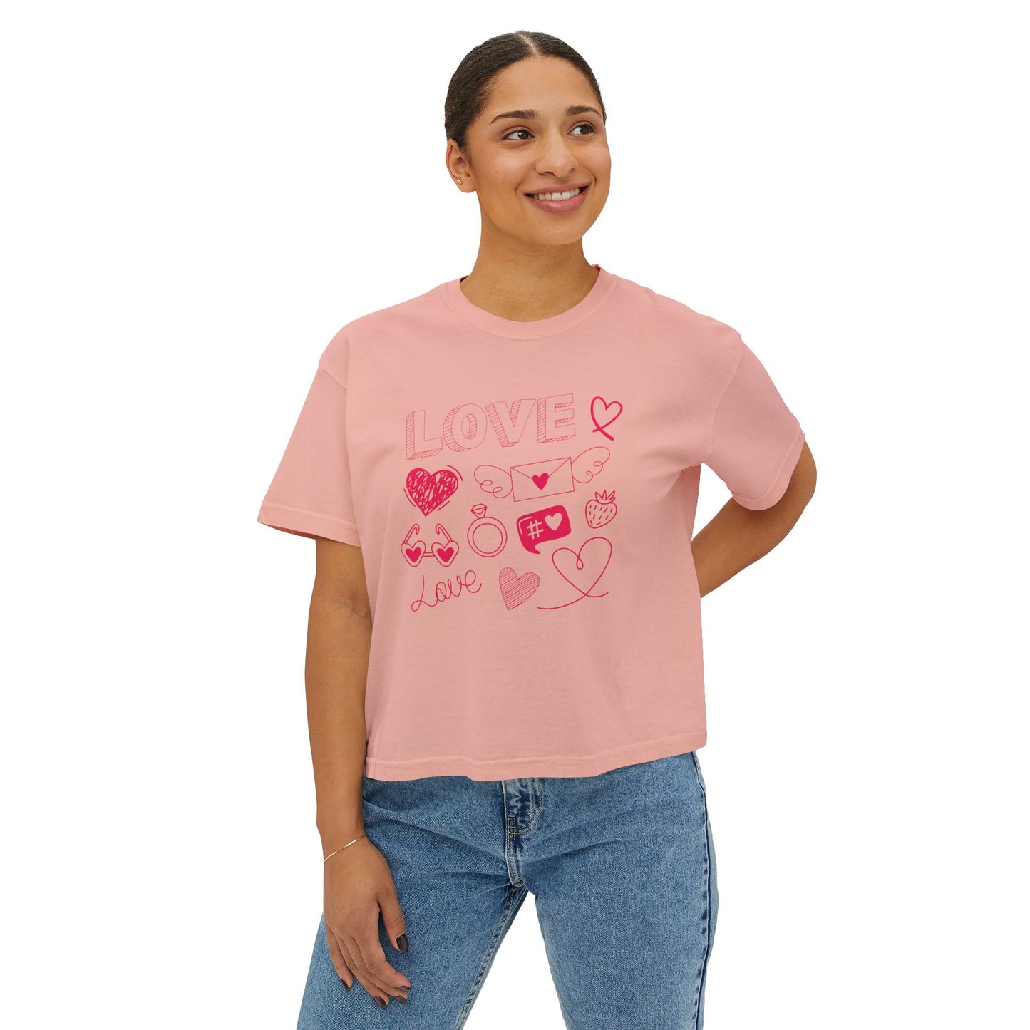 Love Doodles Boxy Tee