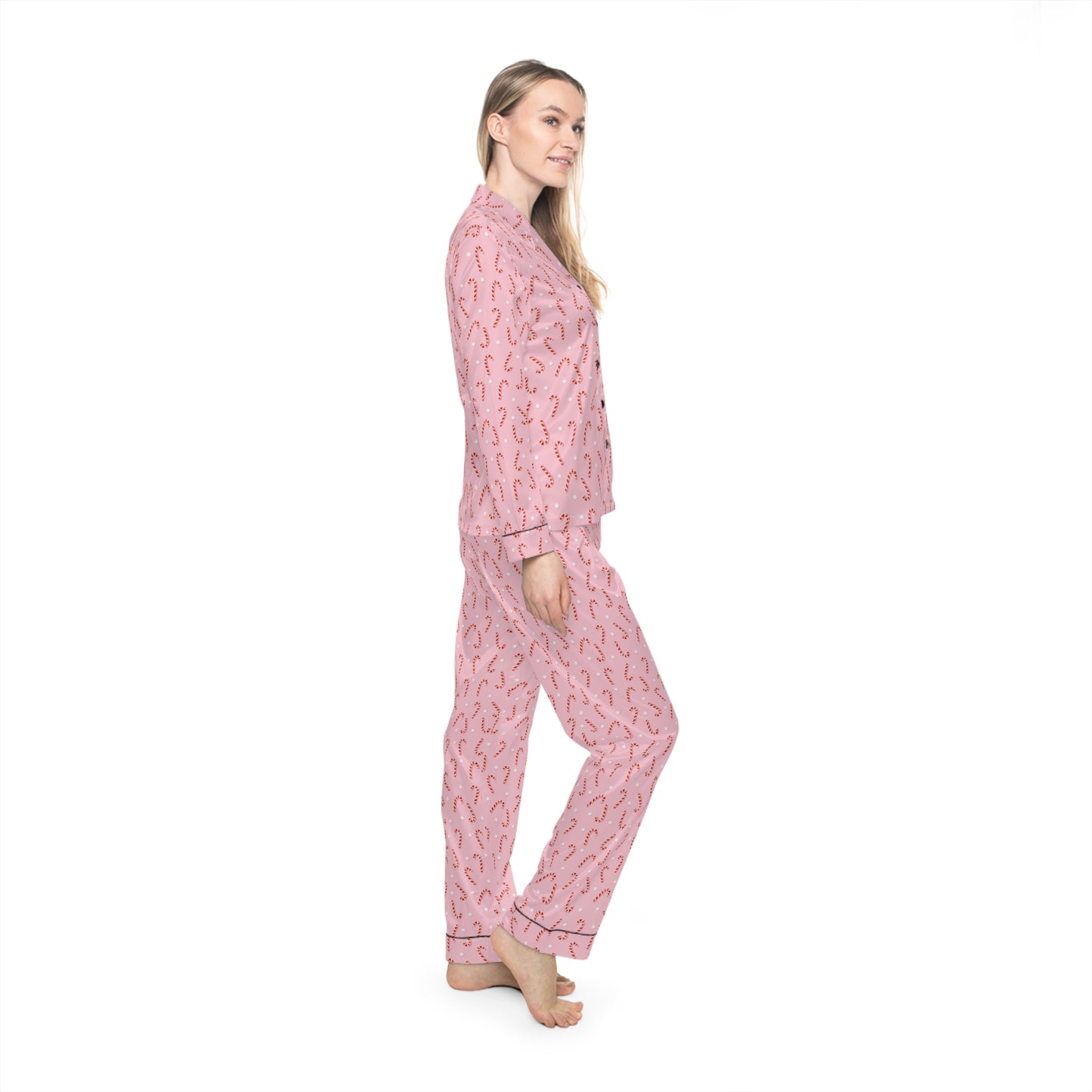 Women's Satin Pajamas (AOP)