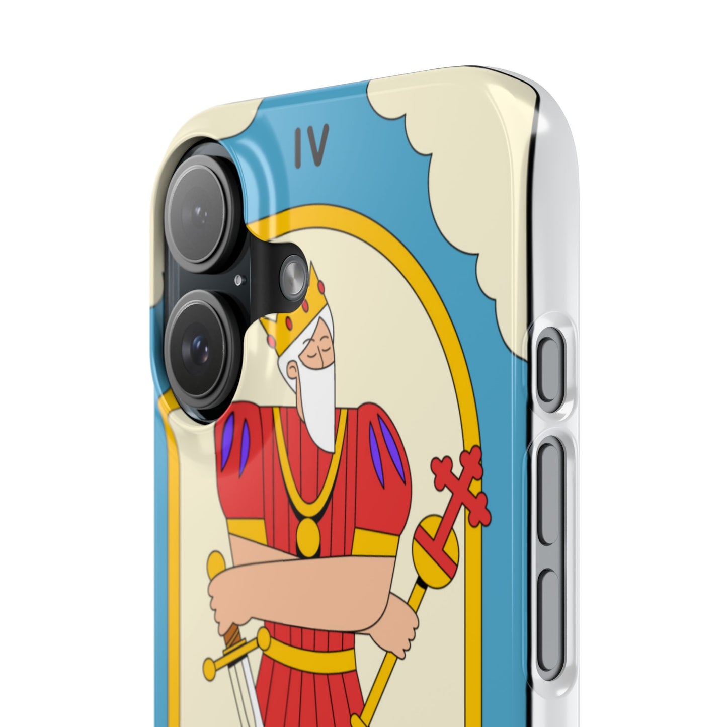 The Emperor Tarot Slim Case — Illustrated Tarot Phone Case