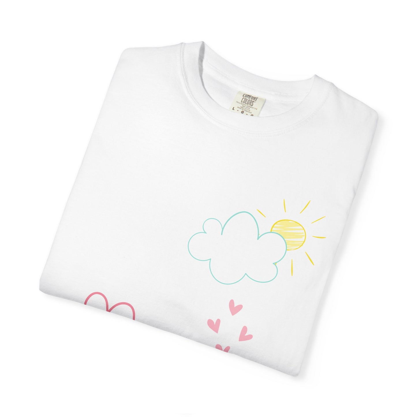 Kids Heart String T-Shirt — Cute Doodle Love Graphic Tee
