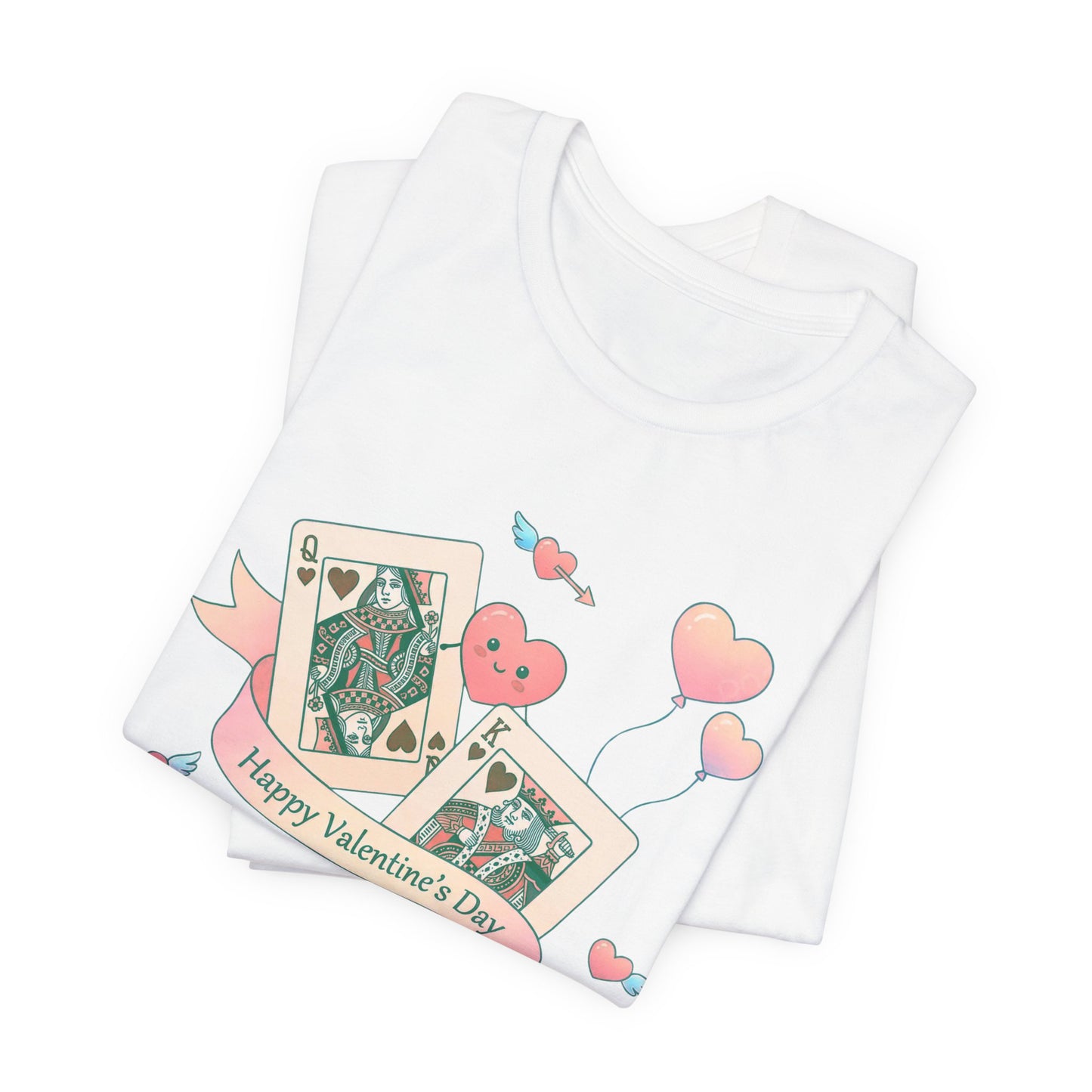 Valentine's Day Vintage Photo Hearts Tee