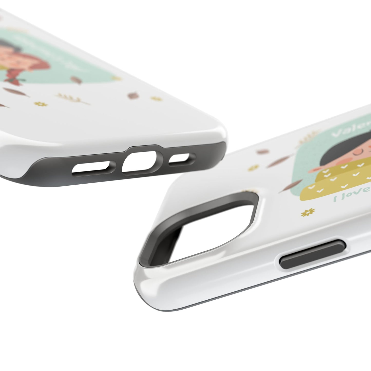 Valentine's Day Cute Couple Phone Case — Magnetic Impact-Resistant