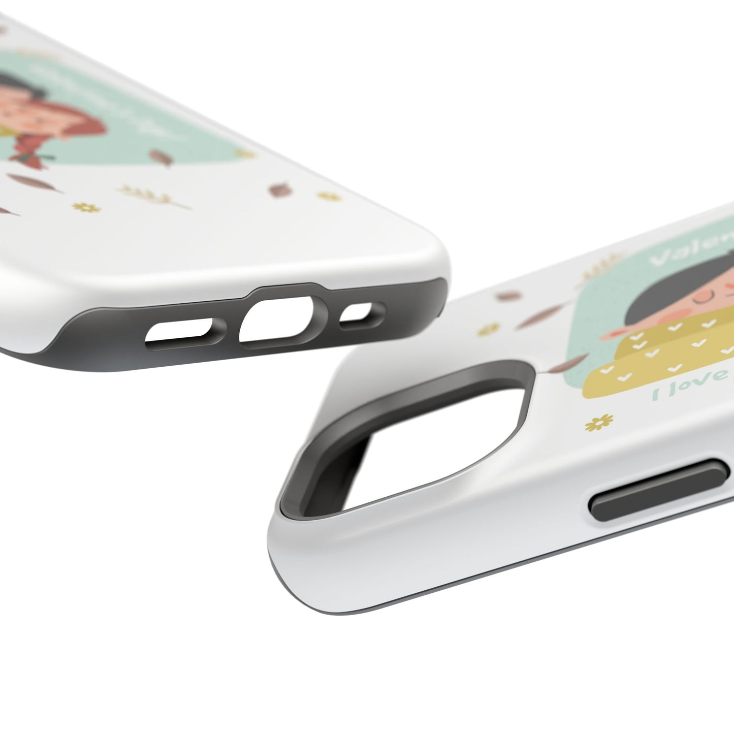Valentine's Day Cute Couple Phone Case — Magnetic Impact-Resistant