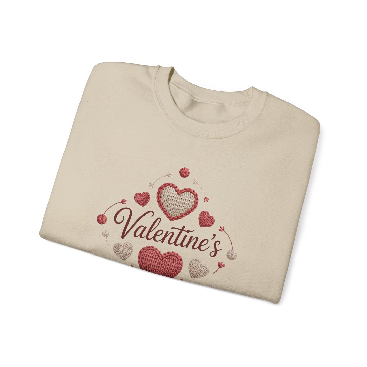 Valentine's Heart Crewneck Sweatshirt