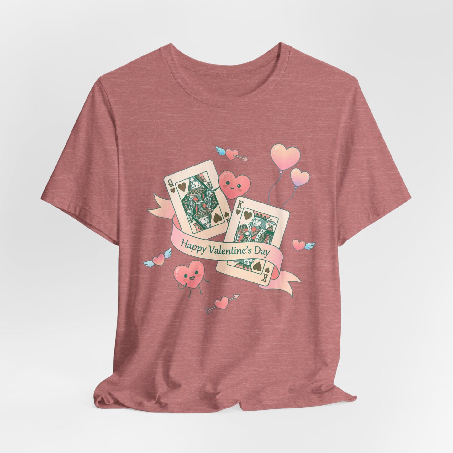 Valentine's Day Vintage Photo Hearts Tee
