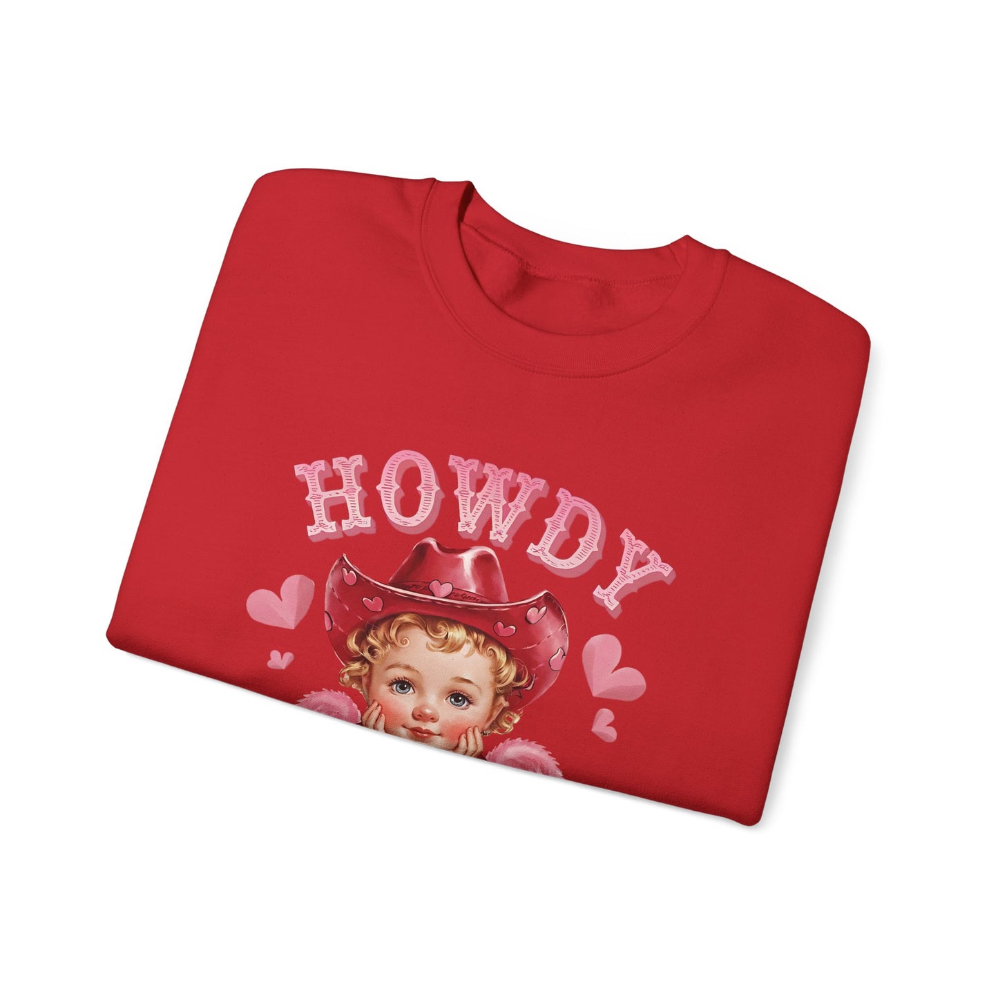 Valentine Howdy Sweatshirt
