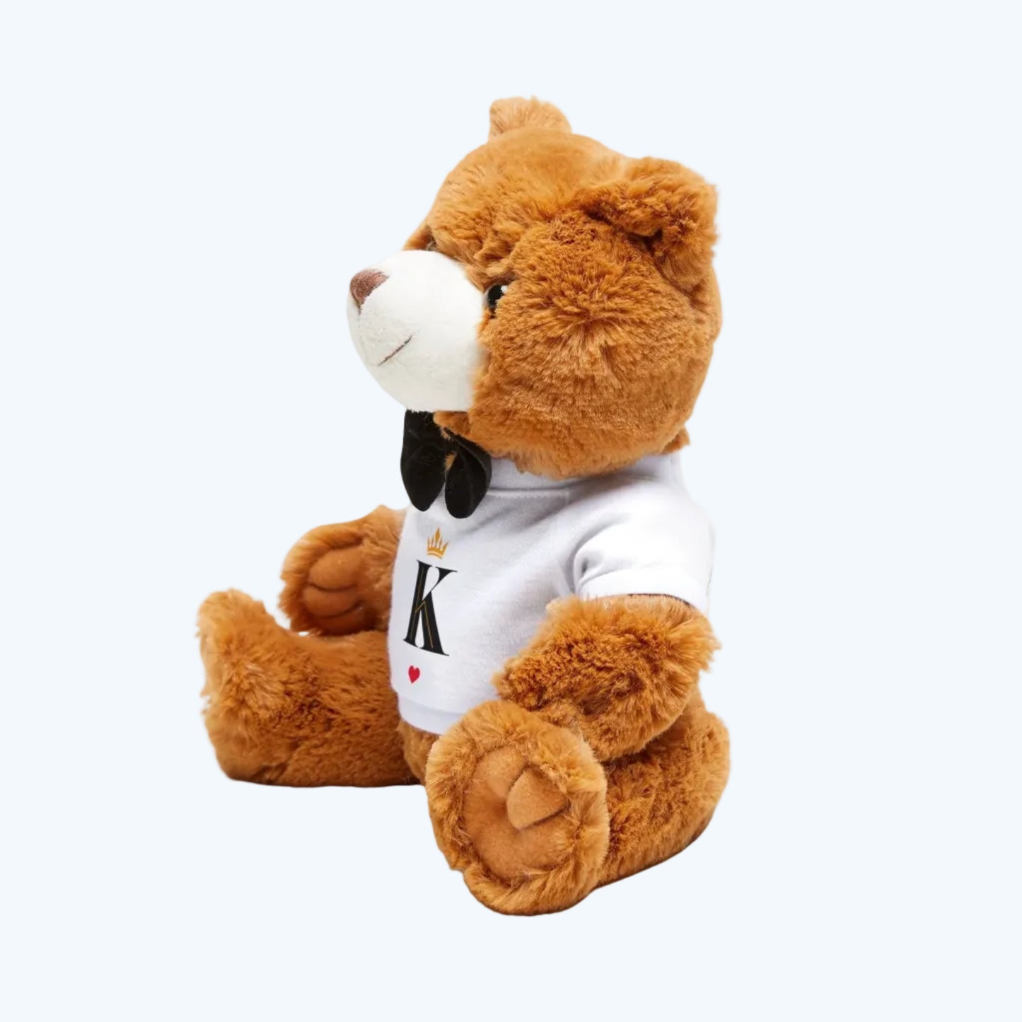 Personalized King Initial Teddy Bear with T-Shirt