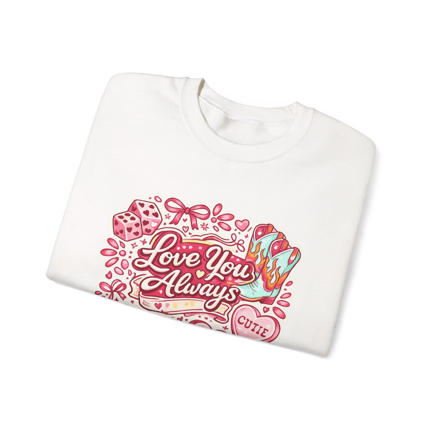 Valentine 'Love You Always' Crewneck Sweatshirt