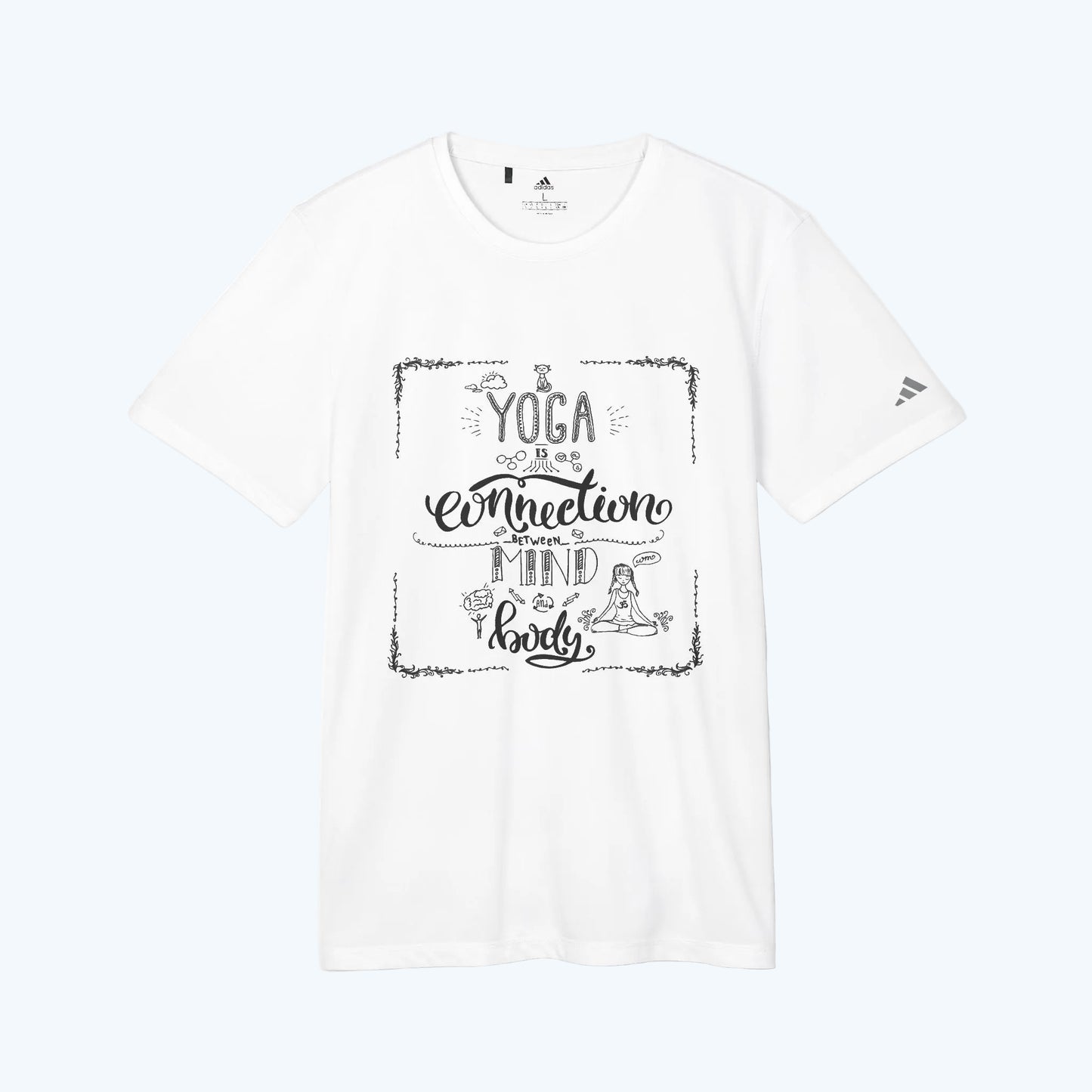 Yoga Connection T-Shirt — "Mind & Body" Graphic Tee