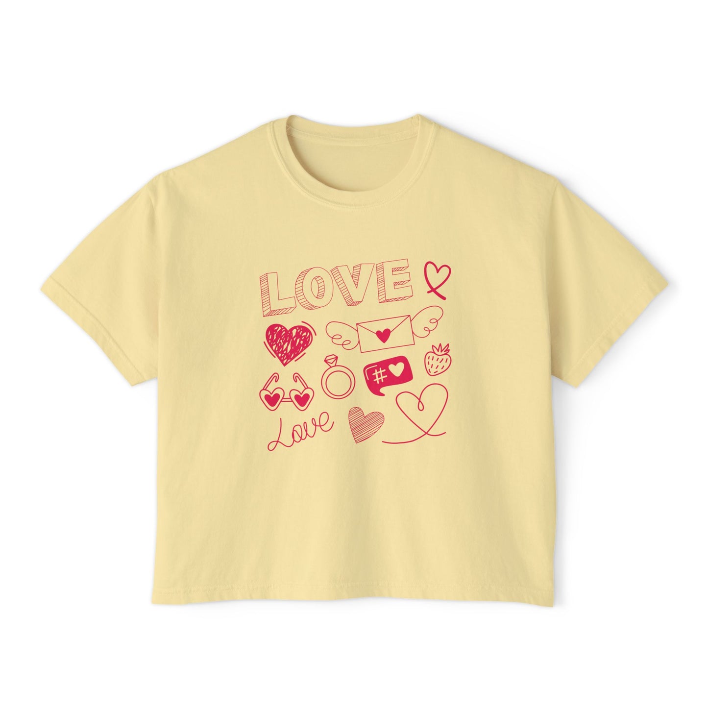 Love Doodles Boxy Tee