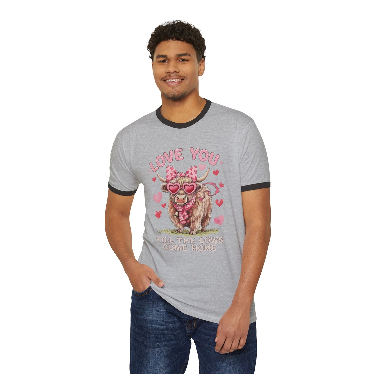 Love You 'Til the Cows Come Home Ringer T-Shirt