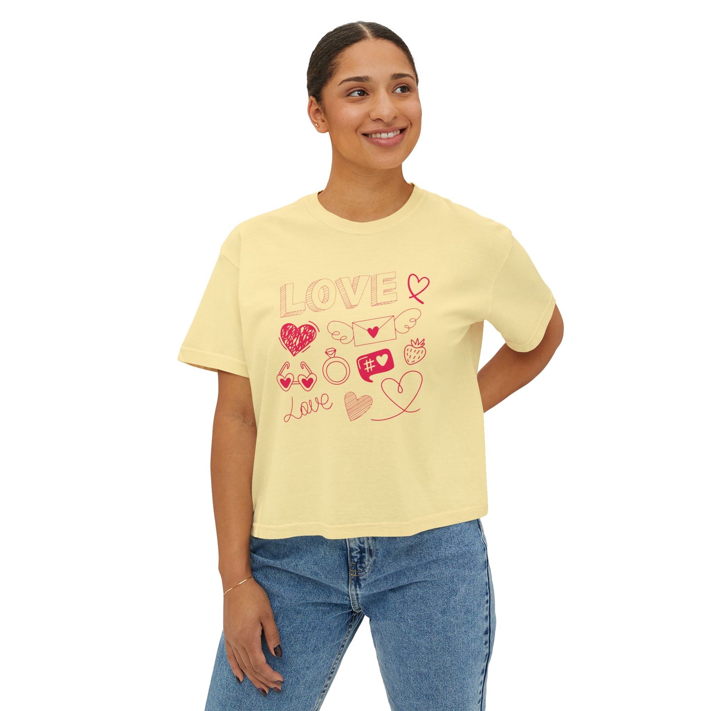 Love Doodles Boxy Tee