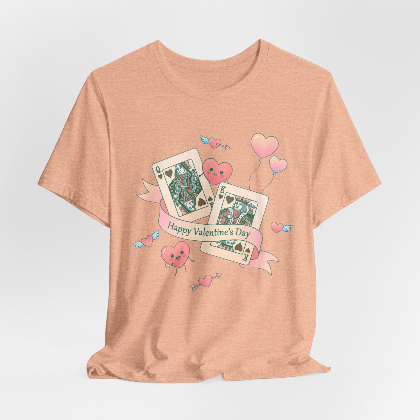 Valentine's Day Vintage Photo Hearts Tee
