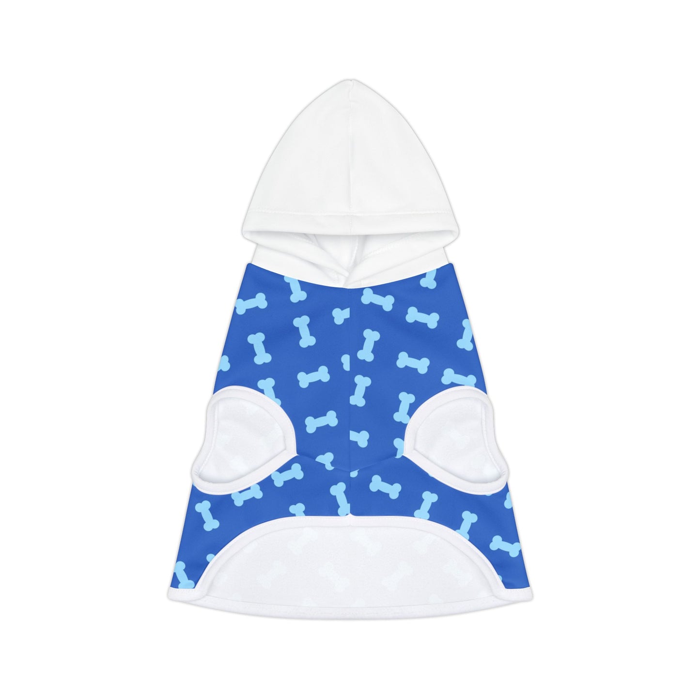 Dog Lover's Blue Bone Pattern Pet Hoodie