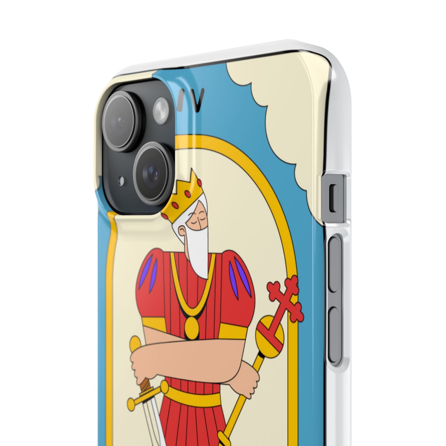 The Emperor Tarot Slim Case — Illustrated Tarot Phone Case